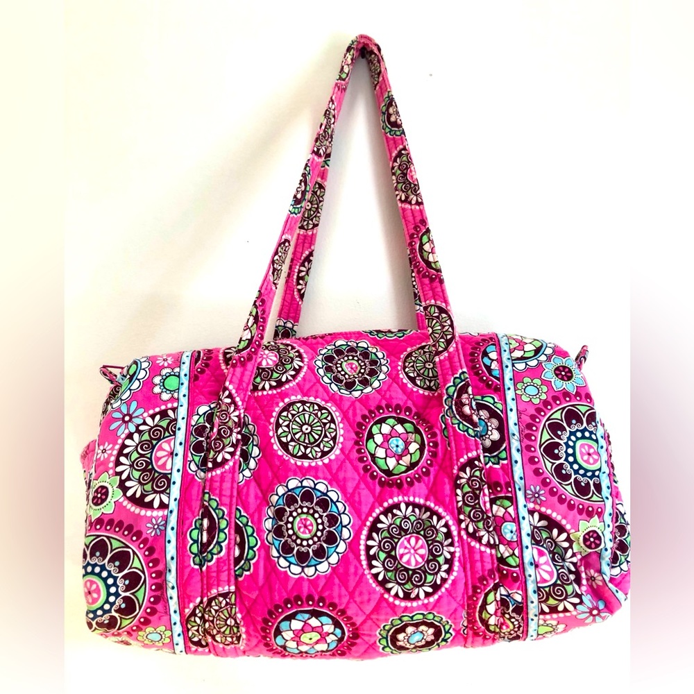 Vera Bradley bag great for baby bag, gym bag